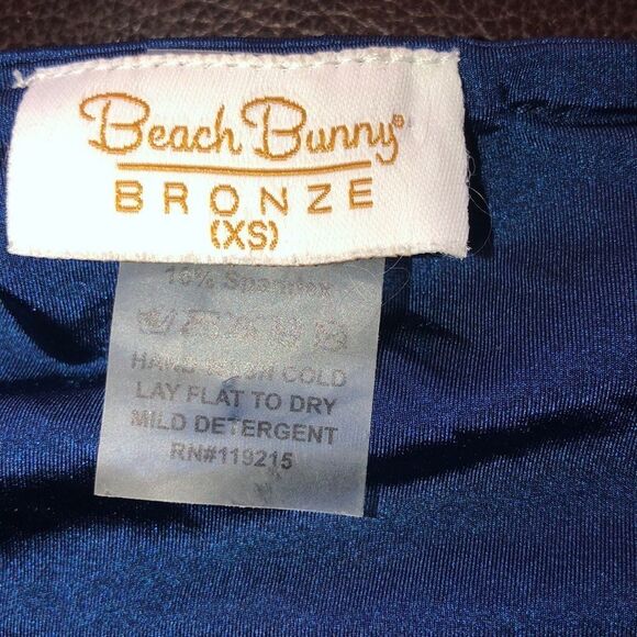Beach Bunny Bronze Pop That Bottom Dark Navy - Picture 6 of 8